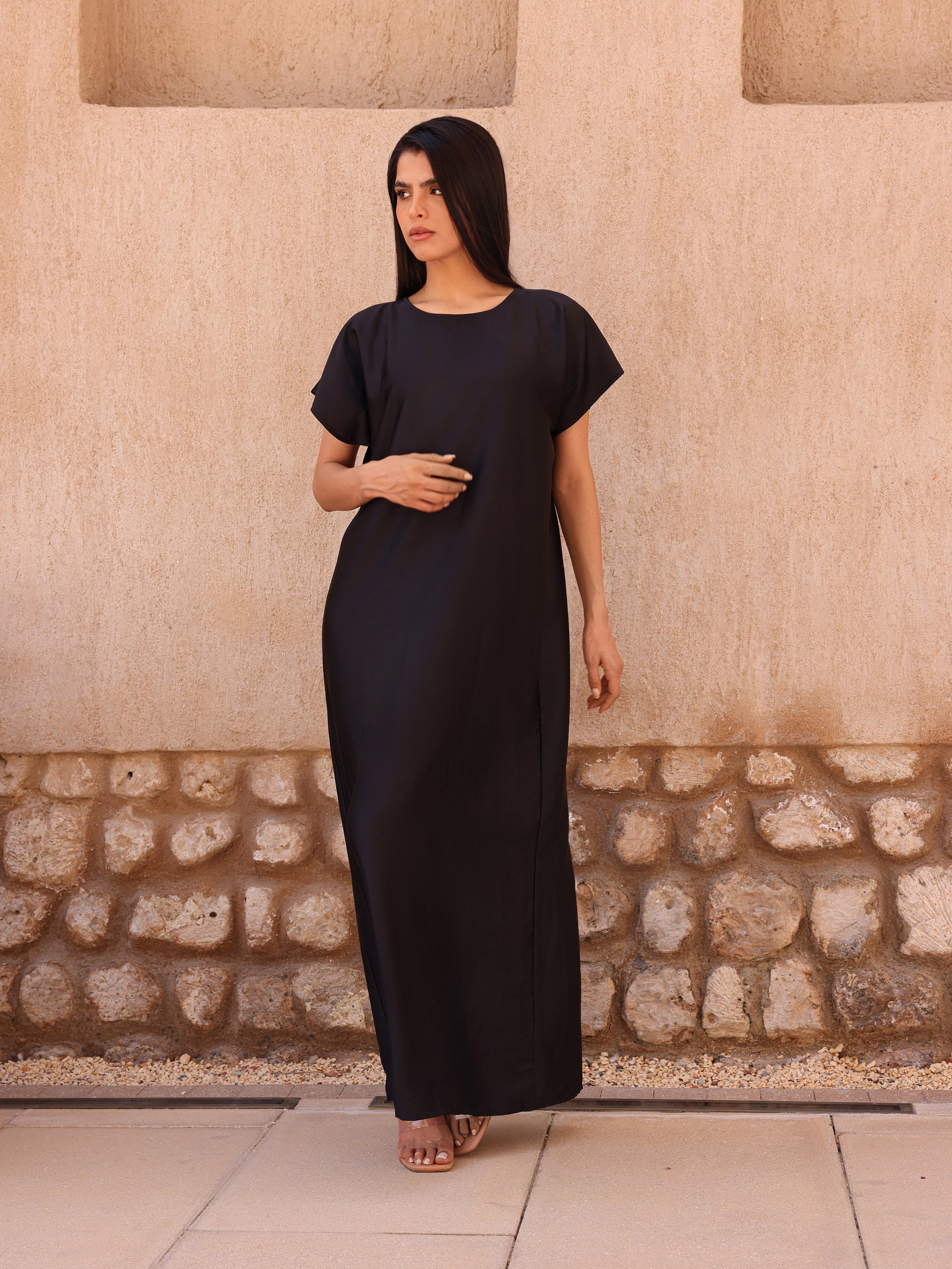 Inner Slip Dress – Black