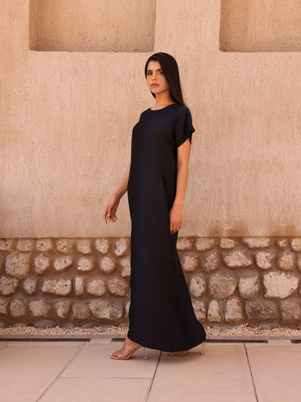 Inner Slip Dress – Black