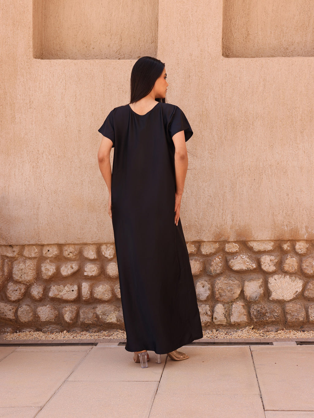 Inner Slip Dress – Black
